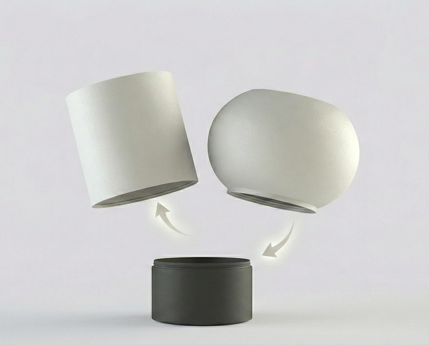 Bild das Lampenschirmwechsel zeigt